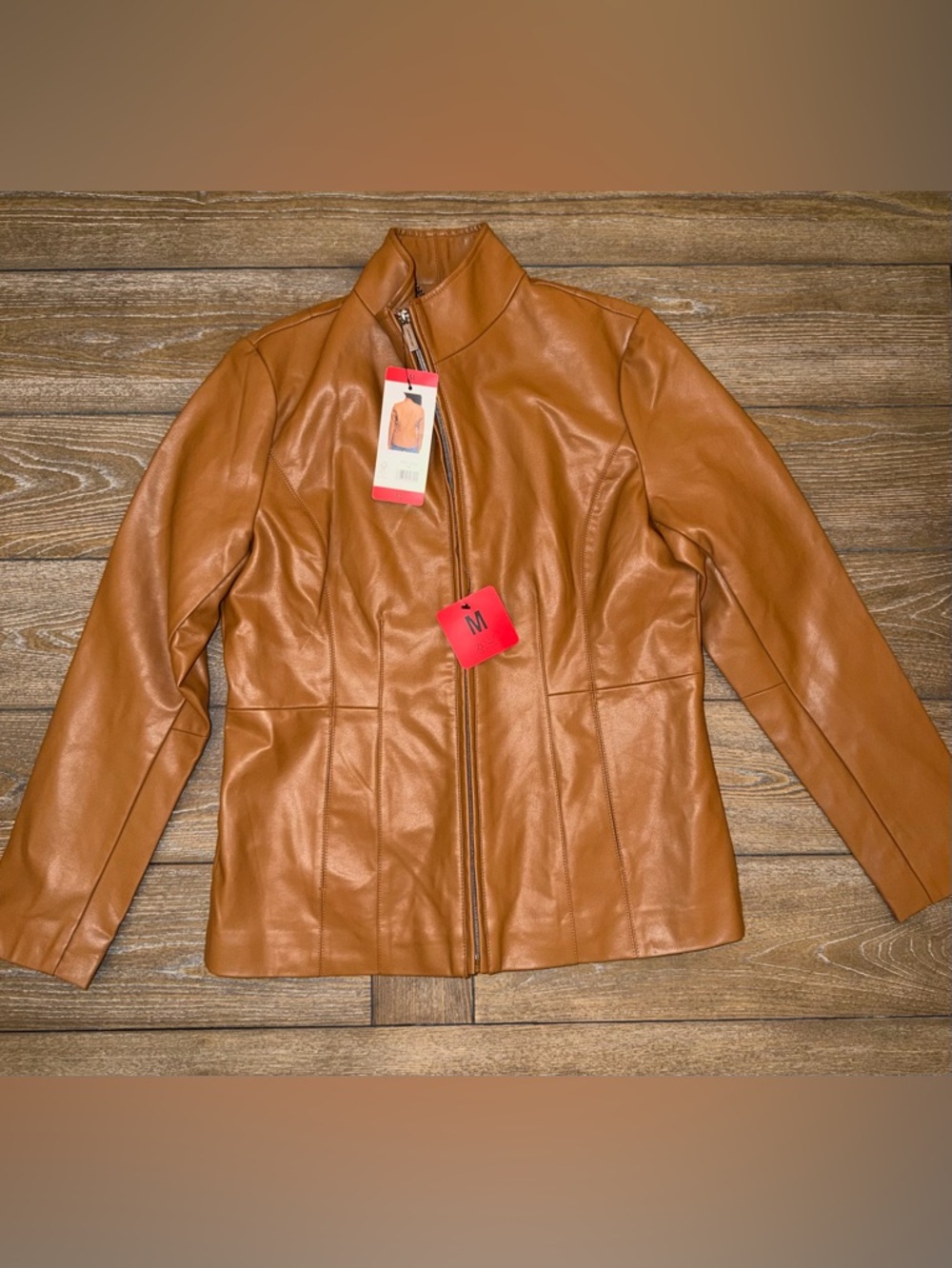Kenneth Cole New York women's faux leather jacket - Picture 4 of 15